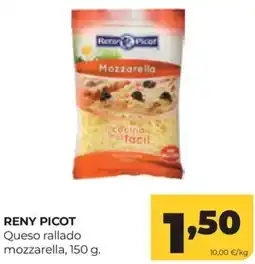 Alimerka Reny Picot queso rallado mozzarella oferta