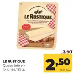 Alimerka Le Rustique Queso brié en lonchas oferta