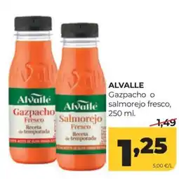 Alimerka Alvalle gazpacho o salmorejo fresco oferta