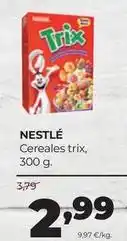 Alimerka Nestlé - cereales trix oferta