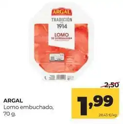 Alimerka Argal - lomo embuchado oferta