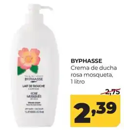 Alimerka Byphasse crema de ducha rosa mosqueta oferta