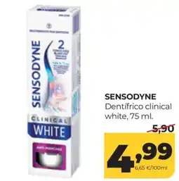 Alimerka Sensodyne dentífrico clinical white oferta
