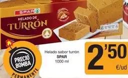 Economy Cash Spar - helado sabor turron oferta