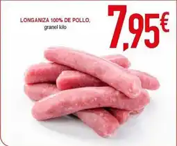 Masymas Longaniza 100% de pollo oferta