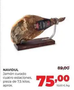 Alimerka Navidul - jamon curado cuatro estaciones oferta