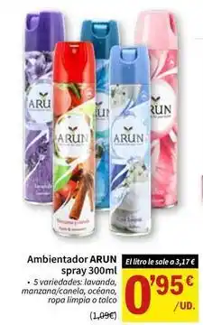 SPAR Arun - ambientador spray oferta