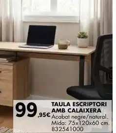 Fes Més Taula escriptori amb calaixera oferta