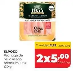 Alimerka Elpozo - pechuga de pavo asado premium 1954 oferta