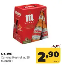 Alimerka Mahou cerveza 5 estrellas oferta