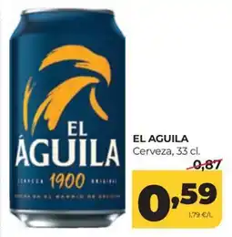 Alimerka El Águila cerveza oferta