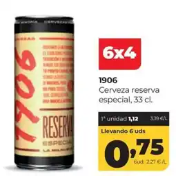 Alimerka 1906 cerveza reserva especial oferta