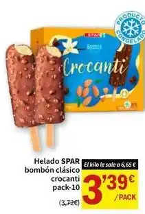 SPAR Spar - helado bombon clasico crocanti oferta
