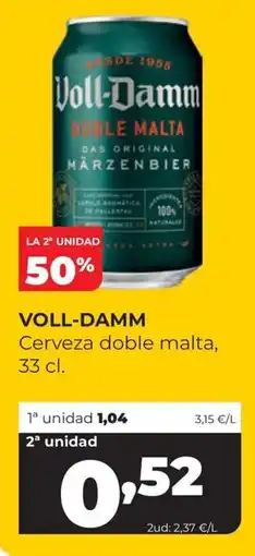 Alimerka Voll-Damm cerveza doble malta oferta
