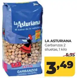 Alimerka La Asturiana garbanzos 2 siluetas oferta