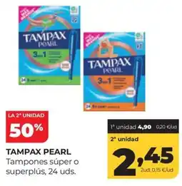 Alimerka Tampax pearl tampones súper o superplús oferta