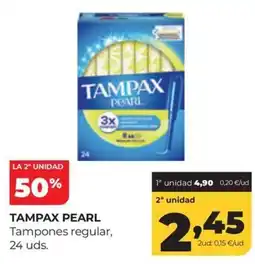 Alimerka Tampax pearl tampones regular oferta