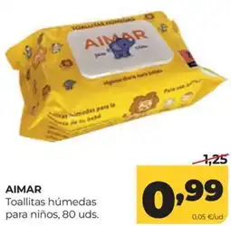 Alimerka Aimar toallitas húmedas para niños oferta