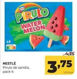 Alimerka Nestlé - pirulo de sandía oferta