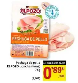 SPAR Elpozo - pechuga de pollo oferta