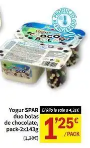 SPAR Spar - yogur duo bolas de chocolate oferta
