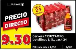 SPAR Cruzcampo - cerveza oferta