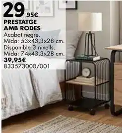 Fes Més Prestatge amb rodes oferta