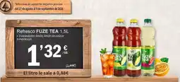 SPAR Fuze tea - refresco oferta