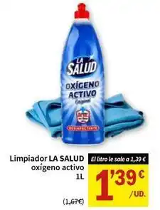 SPAR La salud - limpiador oxígeno activo oferta