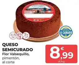 SPAR Gran Canaria Valsequillo - queso semicurado oferta