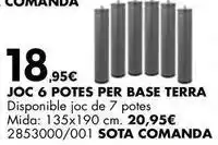 Fes Més Terra - joc 6 potes per base oferta