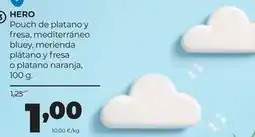 Alimerka Hero - pouch de platano y fresa, mediterraneo bluey, merienda platano y fresa o platano naranja oferta