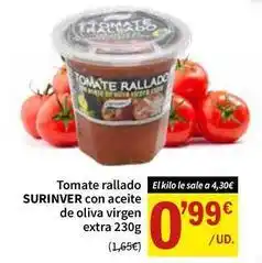 SPAR Surinver - tomate rallado con aceite de oliva virgen extra oferta