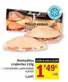 SPAR Montaditos crujientes oferta