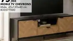 Fes Més Moble tv chevrons oferta