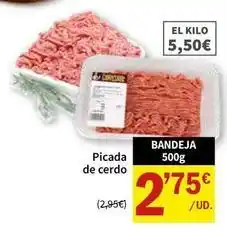 SPAR Picada de cerdo oferta