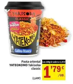 SPAR Yatekomo - pasta oriental yakisoba classic oferta
