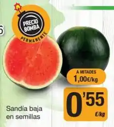 Economy Cash Sandía baja en semillas oferta