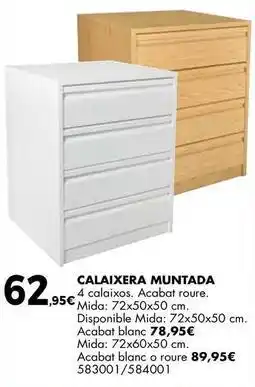 Fes Més Calaixera muntada oferta