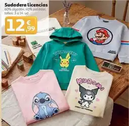 Alcampo Sudadera licencias oferta