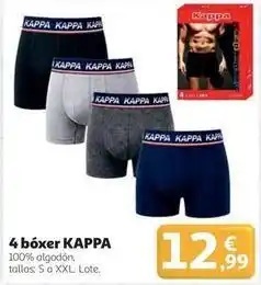Alcampo Kappa - 4 boxer oferta