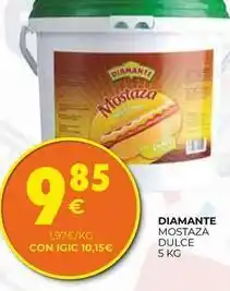 CashDiplo Diamante - mostaza dulce oferta