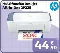 Alcampo Hp - multifunción deskjet all-in-one 2922e oferta