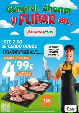 AhorraMas Duroc - lote 2 kg de cerdo duroc oferta