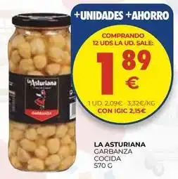 CashDiplo La asturiana - garbanza cocida oferta