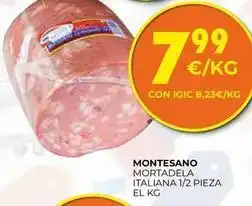 Montesano - mortadela italiana 1/2 pieza