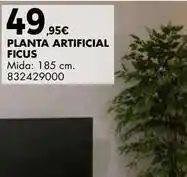 Fes Més Planta artificial ficus oferta