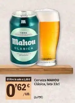 SPAR Mahou - cerveza clasica oferta