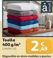 Alcampo Actuel - toalla oferta