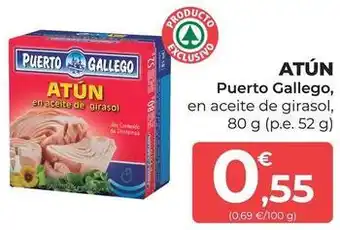 Puerto gallego - atun en aceite de girasol